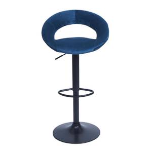 Tabouret de bar F46 (lot de2) Bleu pétrole