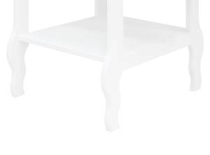 Nachttisch Elena Weiß - Holzwerkstoff - 45 x 59 x 40 cm