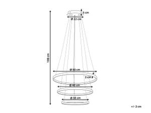 Lampe suspension ATREK Doré rose