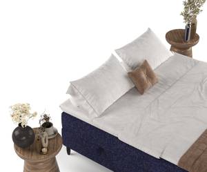 Boxspringbett Malte Marineblau - Breite: 180 cm - H3