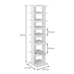 Schuhschrank Timo 40277 Weiß - Holzwerkstoff - 26 x 110 x 27 cm