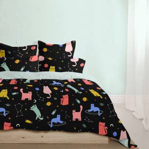 Cosmic cats Bettbezug Breite: 155 cm