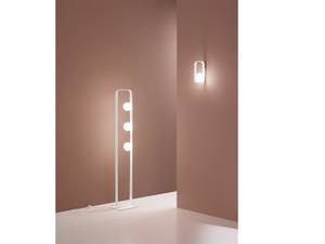 LED Wandlampe 1 flammig Weiß Opalglas Weiß - Glas - Metall - 15 x 24 x 15 cm