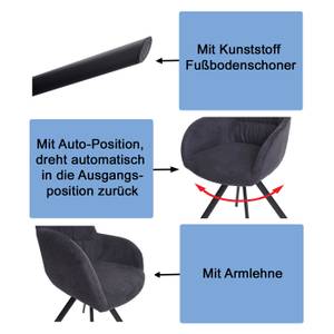 Esszimmerstuhl J69 Anthrazit