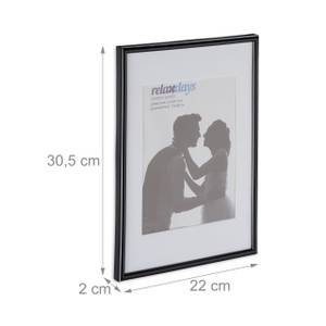 Cadre photo A4 lot de 24 noir Noir