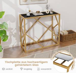 Konsolentisch VH33435NW Gold - Metall - 30 x 75 x 80 cm