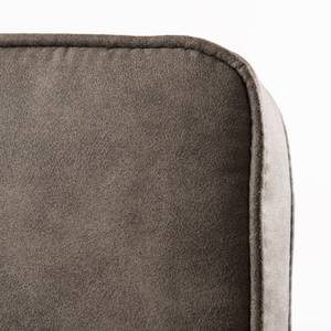 Set aus 2 Stühlen Stoff Taupe Grau - Textil - 52 x 88 x 47 cm