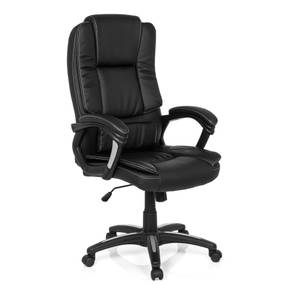 Home Office Bürostuhl RELAX CL120 Schwarz - Kunstleder - 66 x 114 x 52 cm