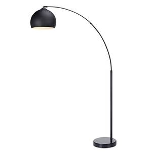 Lichtbogenstocklampe VN-L00013-EU Schwarz - Metall - 30 x 170 x 111 cm