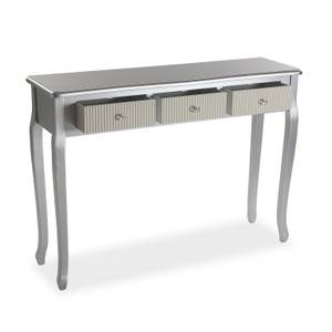 Konsolentisch Siena Silber - Holzwerkstoff - 109 x 78 x 30 cm