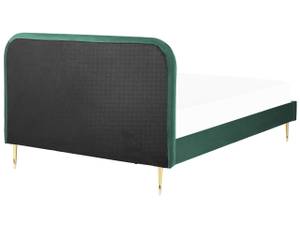 Doppelbett FLAYAT Smaragdgrün - Gold - Grün - Breite: 153 cm