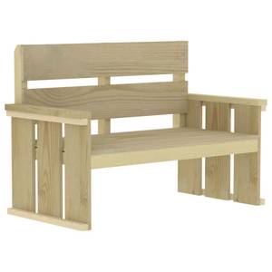 Garten-Essgruppe (3-teilig) 3096611 Braun - Massivholz - Holzart/Dekor - 110 x 74 x 75 cm