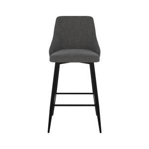 Tabouret de bar Pipo (Lot de 2) Gris