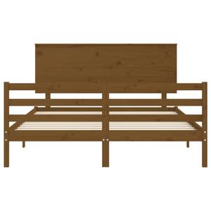 Bettgestell-K-16458 Braun - Holzwerkstoff - 156 x 83 x 206 cm