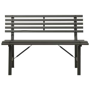 Gartenbank Schwarz - Metall - 110 x 77 x 110 cm