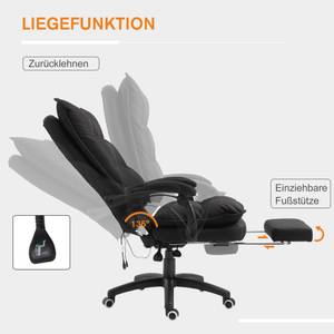 Bürostuhl mit Massagefunktion 921-232BK Esche Schwarz Dekor