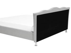 Doppelbett METZ Grau - Hellgrau - Silber - 189 x 103 x 215 cm