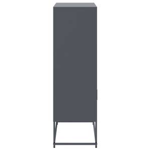 Highboard DE3046 Grau - Metall - 39 x 124 x 69 cm