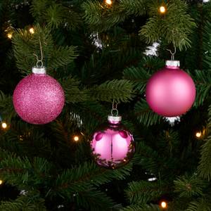 Boules de Noël en verre Mauve