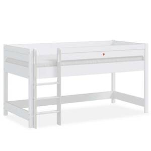 Lit mi-hauteur Montes Blanc - Bois manufacturé - 103 x 111 x 208 cm