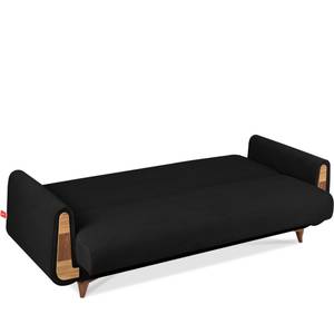 Sofa GUSTAVO 3 Personen Schwarz