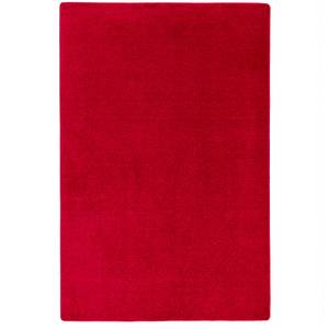 Hochflor Velours Teppich Luna Kirschrot - 100 x 200 cm