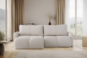 Schlafsofa POTTO Weiß - Textil - 232 x 90 x 110 cm