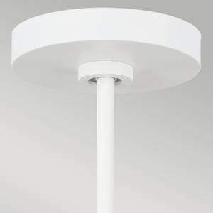 Lampe à suspension MACIA Blanc - Bois manufacturé - Métal - 48 x 175 x 48 cm