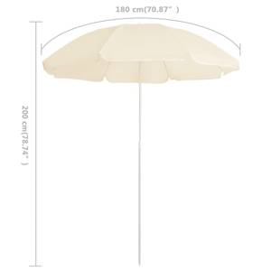 Parasol 3008732 Marron - Métal - Textile - 177 x 200 x 177 cm