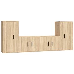 TV-Schrank 4er Set D763 Eiche Sonoma Dekor