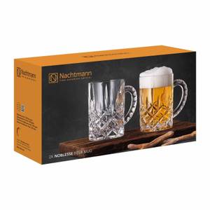 Bierkrüge Noblesse 2er Set Glas - 15 x 14 x 10 cm