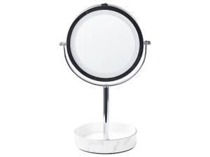 Miroir de table SAVOIE Argenté - Blanc