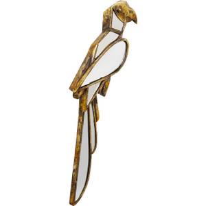 Wandschmuck Parrot Mirror Gold - Kunststoff - 15 x 43 x 3 cm