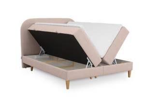 Boxspringbett Alto Pink - Breite: 140 cm