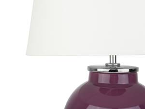 Lampe de table BRENTA Mauve - Blanc