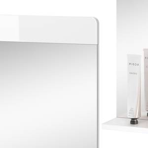 Badspiegel Izan Weiß - Glas - 60 x 62 x 12 cm