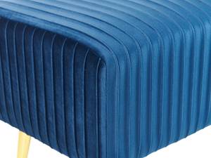 Hocker PATERSON Blau - Gold - Marineblau