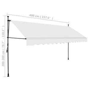 Einziehbare Markise 3000948-1 Breite: 400 cm