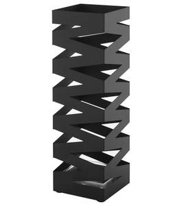 Schirmständer Schwarz - Metall - 15 x 49 x 15 cm