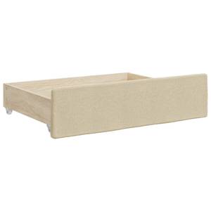 Ausziehbares Tagesbett 3030076-5 Creme - Tiefe: 100 cm