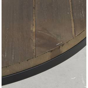 Tables basses en métal et bois (Lot de 2 Métal - 60 x 47 x 60 cm