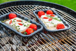 Plat à barbecue en acier émaillé, Je commande !