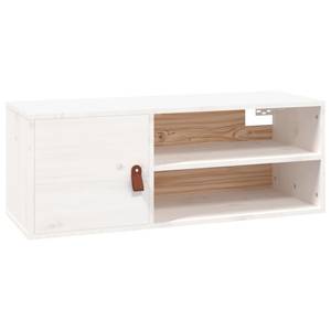 Wandschrank Set 2-teilig Weiß - Holzwerkstoff - 80 x 30 x 30 cm