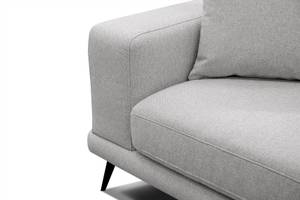 Sofa 3-Sitzer XL Mediolane Hellgrau