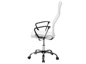 Chaise de bureau DESIGN Noir - Argenté - Blanc