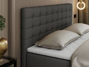 Boxspringbett SUSAN Breite: 160 cm - H3 - Kunstleder