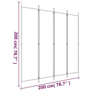 Raumteiler 3015997-2 (4-teilig) Anthrazit