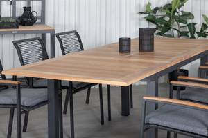 Gartenmöbel-Set Panama Schwarz - Rattan - 90 x 74 x 152 cm