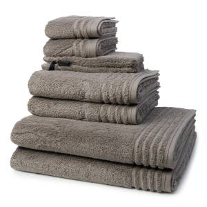 Supersoft set de serviettes 8 pièces Gris