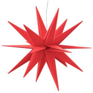 Weihnachtsstern 3030407-1 Rot - Kunststoff - 77 x 100 x 1 cm